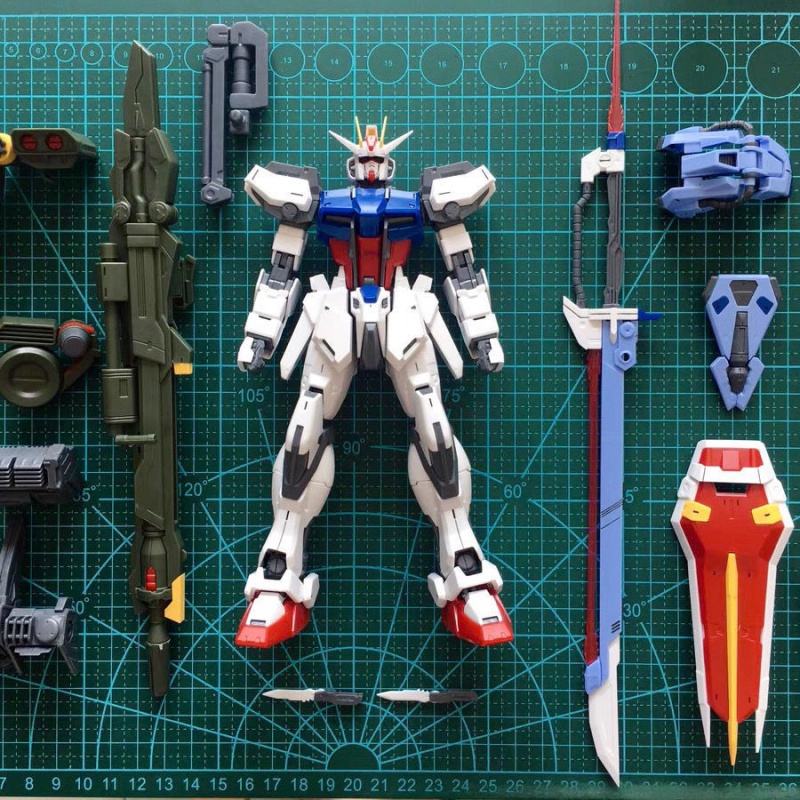 万代(bandai)现货 大班 mg1:100 rm剑炮强袭双装备 凤装嫣红强袭 拼装