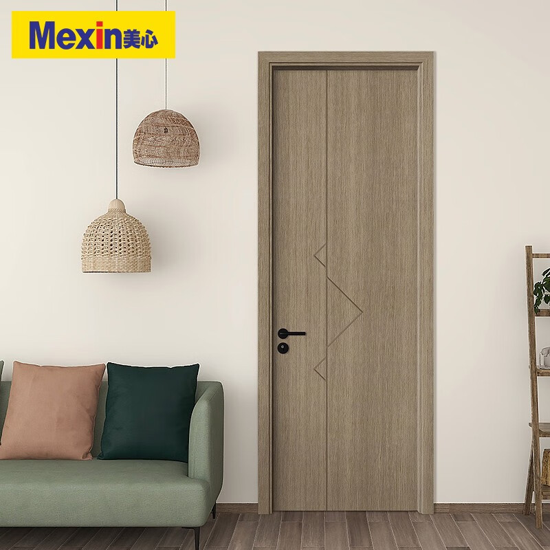 mexin美心木门免漆木质复合低碳无漆简约室内木门套装门卧室门房间门n