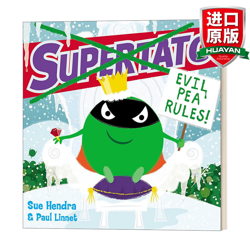 Supertato Evil Pea Rules英文原版土豆超人邪恶豌豆 Sue Hendra& Paul Linnet平装绘本英文版进口英语原版书籍