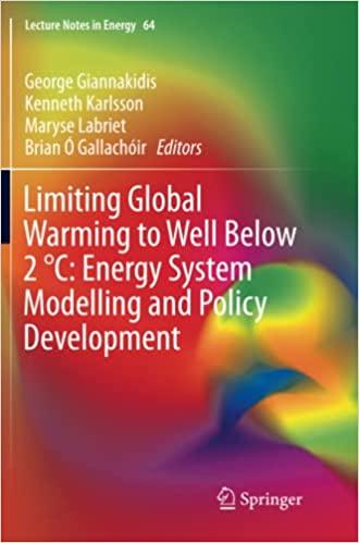 预订 limiting global warming to well below 2 °c: energy system