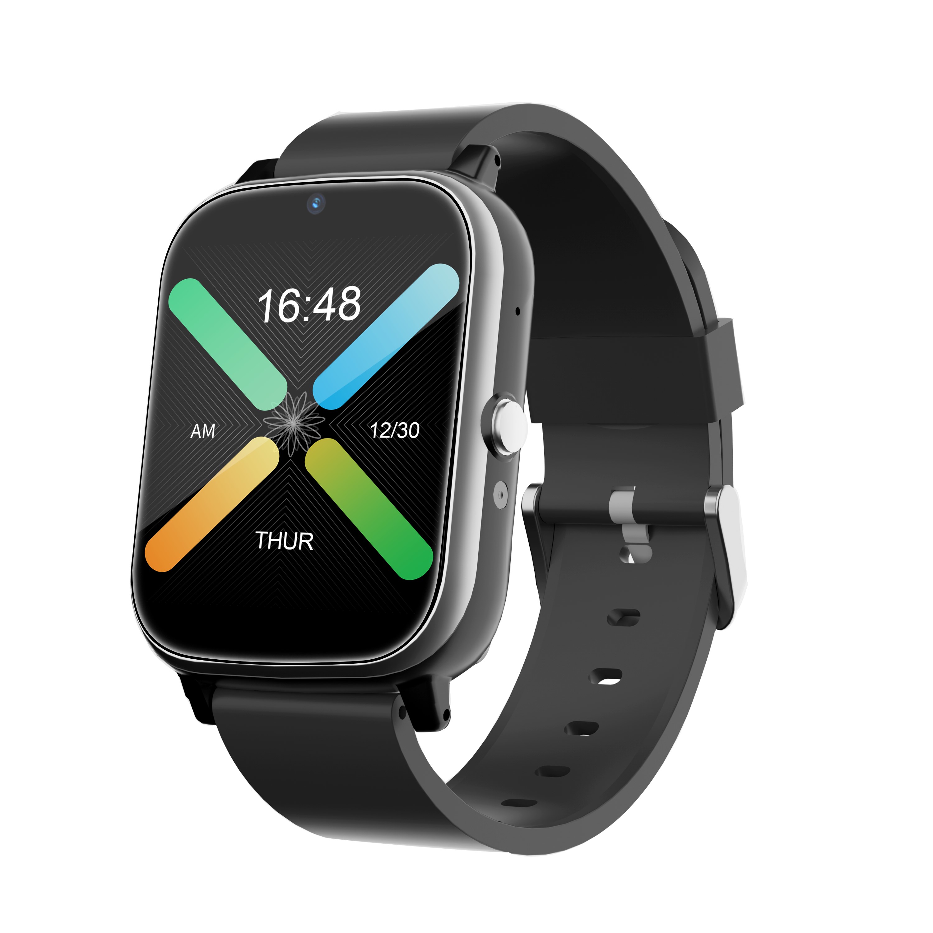 爱贝乐电话手表防拆4g全网通gps定位防走失老人电话手表老年 标配版银