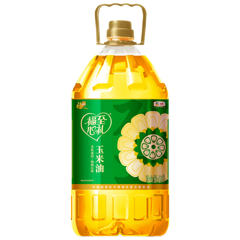 福臨門福至心禮 非轉基因 物理壓榨 玉米油5L中糧出品（富含植物甾醇）