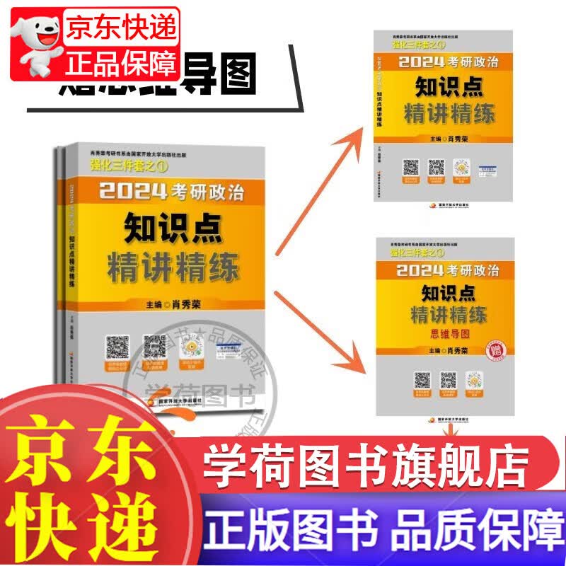 【单本包邮】可搭肖1000肖秀荣考研政治2024知识点精讲精练（赠框架导图） 可搭1000题徐涛核心考案李永乐武忠祥张宇考研数学红宝书闪过英语词汇 正版