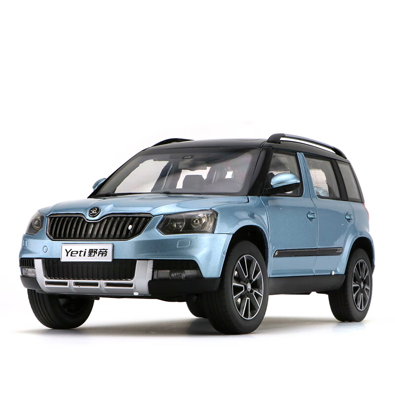 1:18原厂汽车模型  上汽大众 斯柯达 skoda yeti 带小书包 越野车 suv