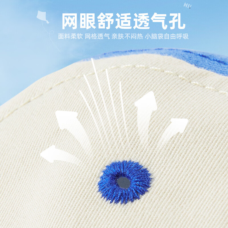 汪汪队立大功汪汪队儿童鸭舌帽2025年新款男孩户外棒球帽女宝撞色拼色平檐帽子 米色撞粉色 54CM（适合3-8岁）