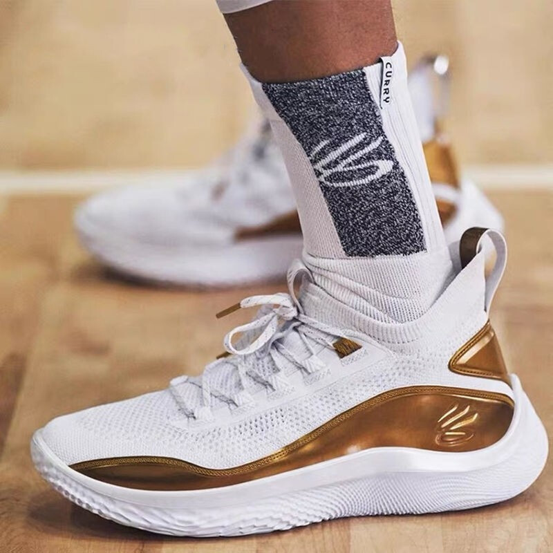 库里8篮球鞋学生运动鞋curry8白金黑彩防滑耐磨实战球鞋莆田高品质