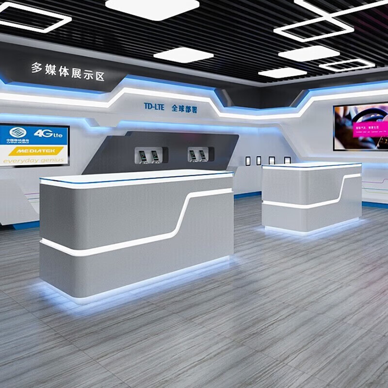 烤漆产品柜展台展示柜异形发光展台陈列柜展厅柜展示架中岛台 颜色尺寸定制使用感如何?