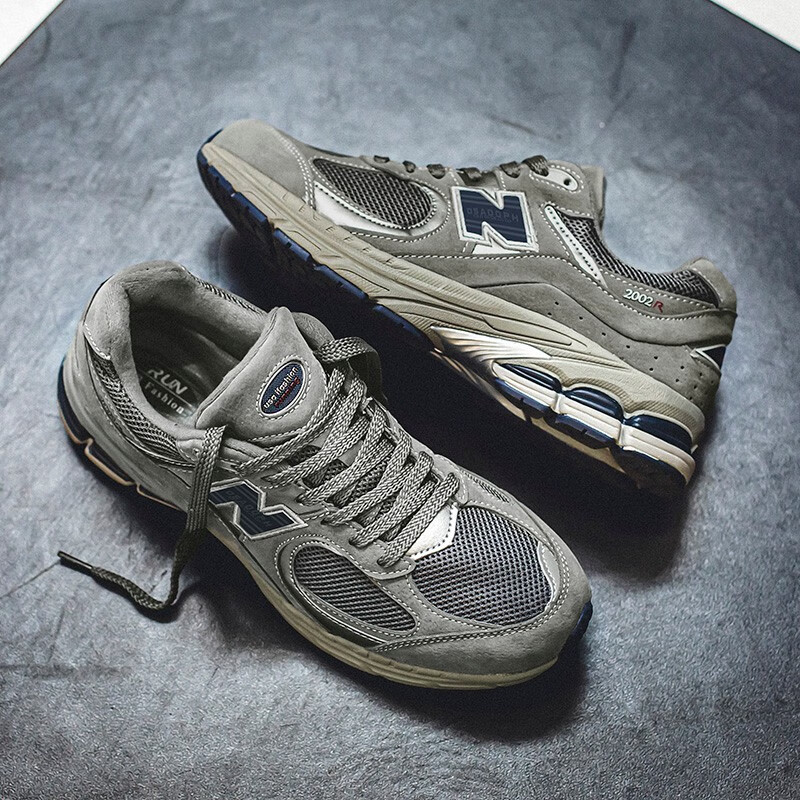 纽巴伦官方男鞋秋季新款2002r情侣休闲鞋子男百搭网面透气运动老爹鞋