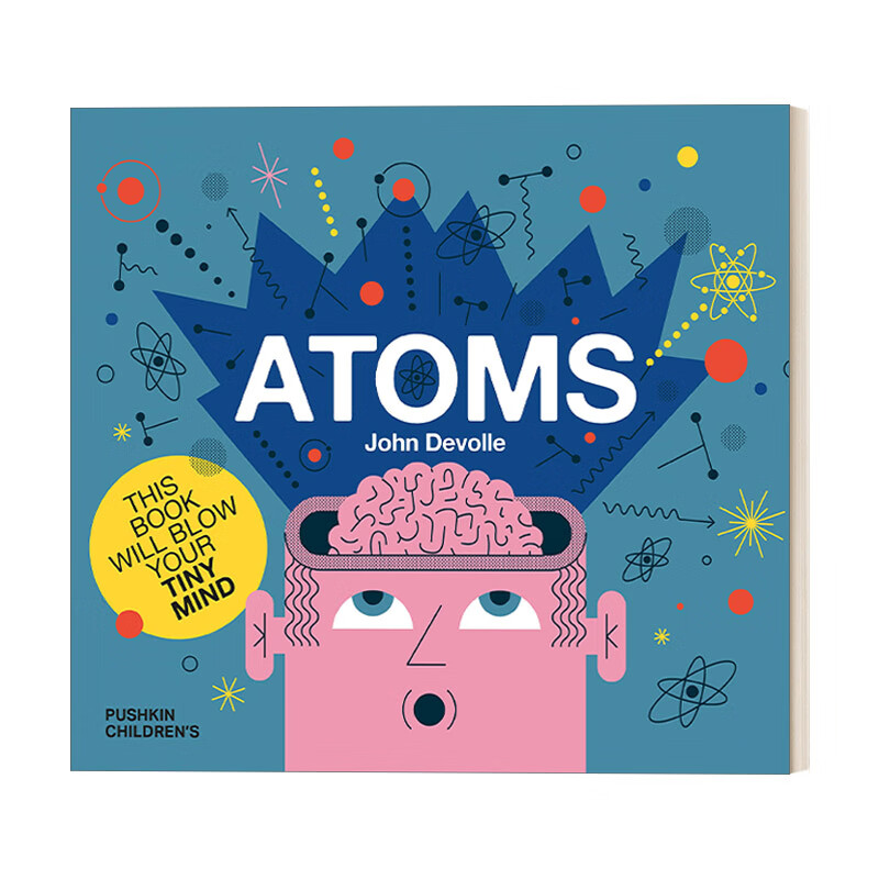 atoms 英文原版 原子 知识科普绘本 john devolle 精装 英文版