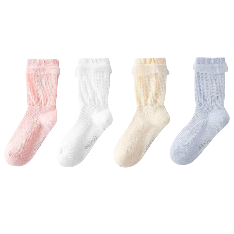 Ӣ�� YEEHOO Ůͯ������Ͳ�� ��ɫ���������� 4˫װ 6-8�� M �ų�18-20CM 31Ԫ