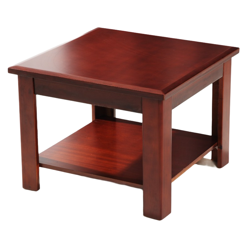 锡田家具油漆木皮办公茶几沙发配套茶几功夫茶几喝茶品茶茶具双层长几锡田家具油漆木皮沙发配套茶几 暗红色 600x600x450cm