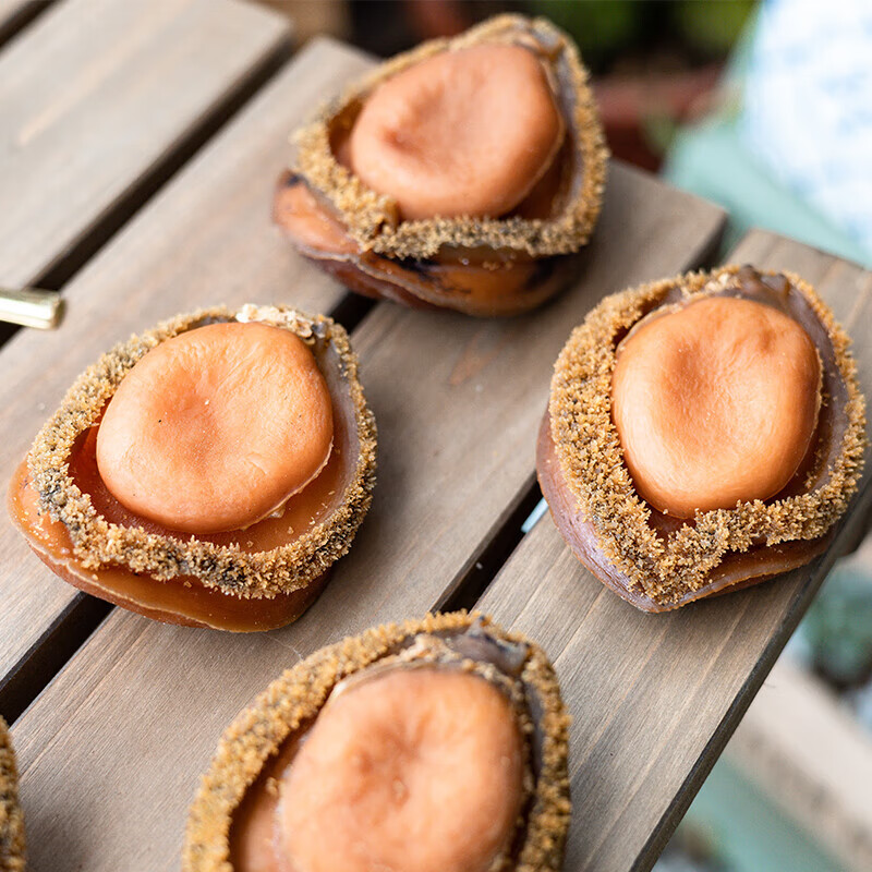 虎钢馋6头鲍 大干鲍 野生溏心鲍鱼 南非礼盒装精选级 送礼