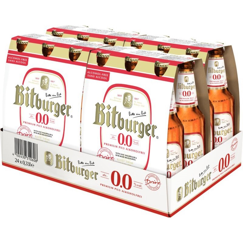 Bitburger�����ڴ������̱��Ѵ�ơ��330mlƿ�¹�ԭװ�����޾ƾ����ز���0�� 330mL 24ƿ ����2026/2/26��