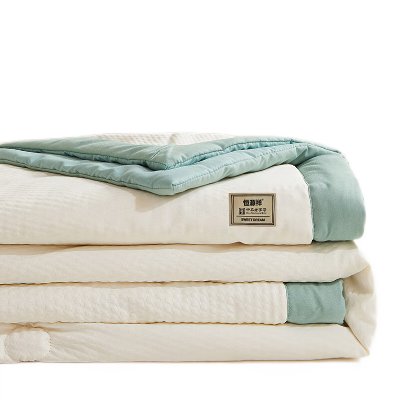 恒源祥大豆空调被 单人抗菌夏凉被国标A类夏季可机洗被子 150*200cm