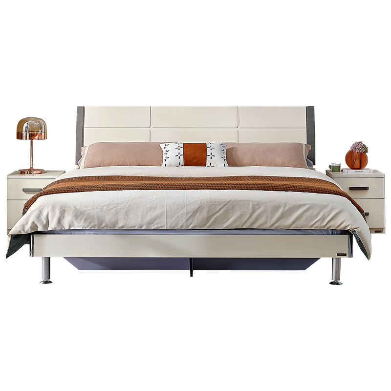 全友品牌板式床：价格稳定，款式时尚美观