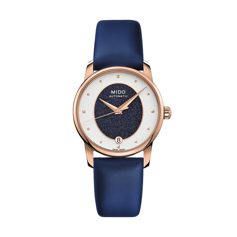 美度（MIDO）瑞士手表 贝伦赛丽系列 晶灵 时尚优雅 自动机械皮带女表