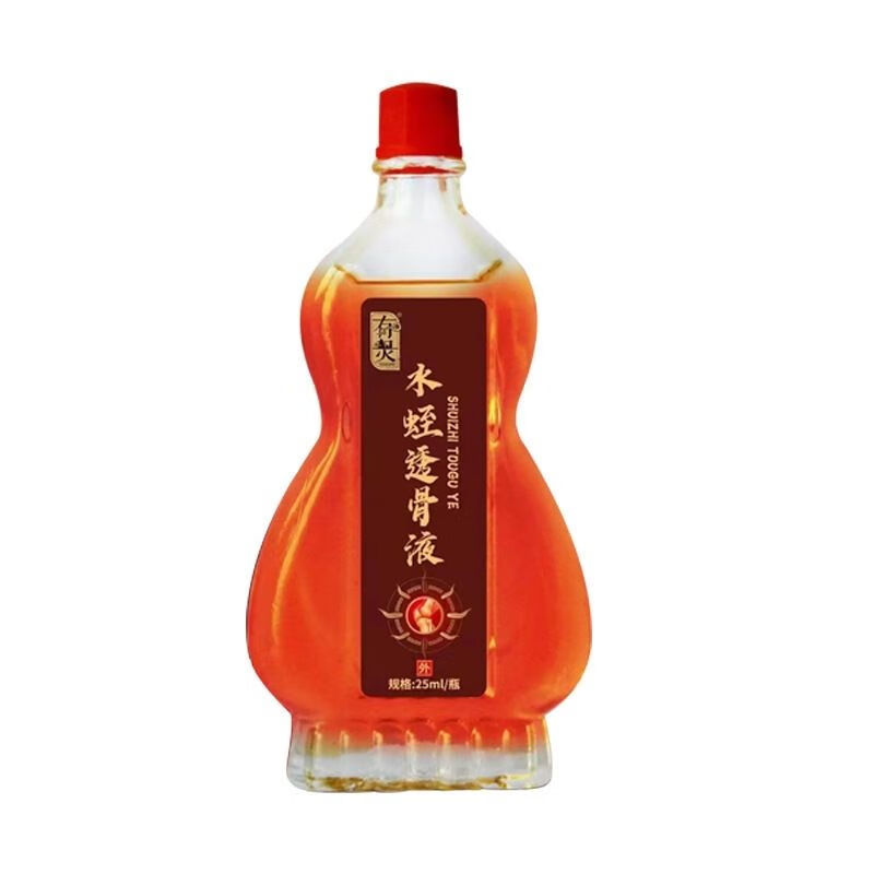 有灵肩颈痛关节疼痛有灵水蛭透骨液家庭跌打扭伤涂抹透骨液康博士生产 1瓶 25毫升 轻度原则