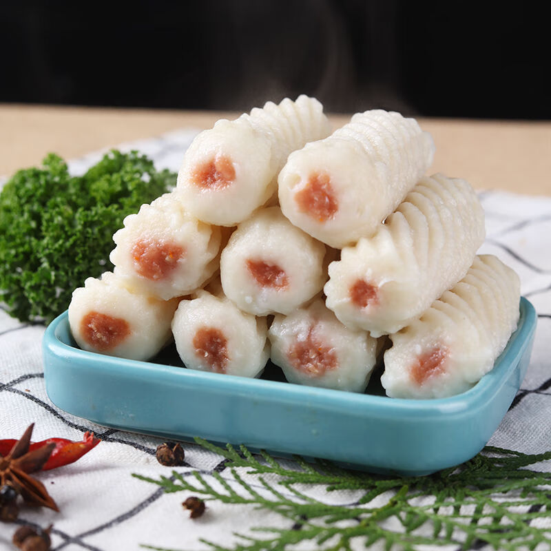 鱼肉卷鱼味卷海鲜丸子关东煮冷冻火锅食材麻辣烫火锅丸子配菜 5斤鱼味