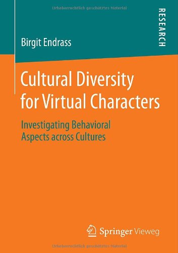 预订 cultural diversity for virtual characters
