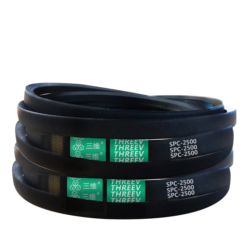 三维机器三角带spc型2565/2616/2650/2667/2692传动带耐磨橡胶带 spc