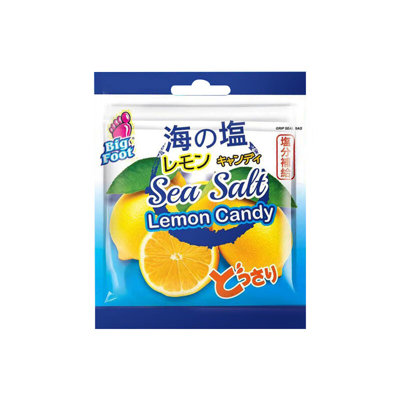大马碧富马来西亚进口零食海盐咸柠檬糖水果硬糖 咸柠檬味 1盒(12袋)