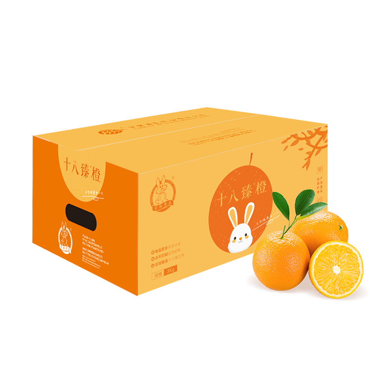 宏辉果蔬 京鲜生 赣南脐橙 3kg铂金果 单果170-220g 生鲜水果 年货礼盒