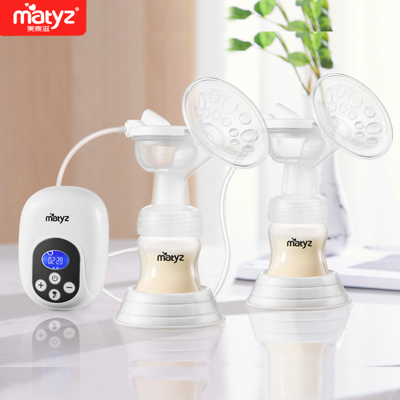 美泰滋（Matyz）双边电动吸奶器 吸乳器 吸力大吸乳器拔奶器电动挤奶器 MZ-0699