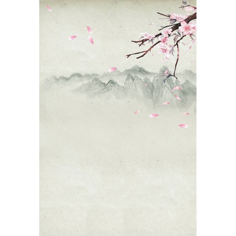 古装直播背景布3d3d古装拍照背景布摄影背景布 家福 古风背景网红主播