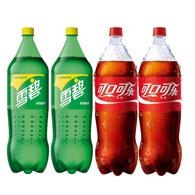 可口可乐可乐2l大瓶装汽水碳酸饮料雪碧家庭装 可口可乐*2瓶