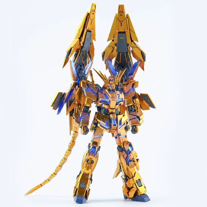 144独角兽黑凤凰hg高达模型拼装手办 星动 菲尼克斯 金凤凰[送魂支架