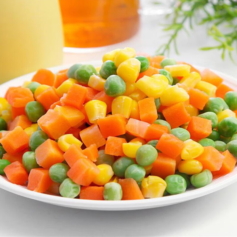 plus会员惠之园食品惠冷冻蔬菜粒美式杂菜2kg