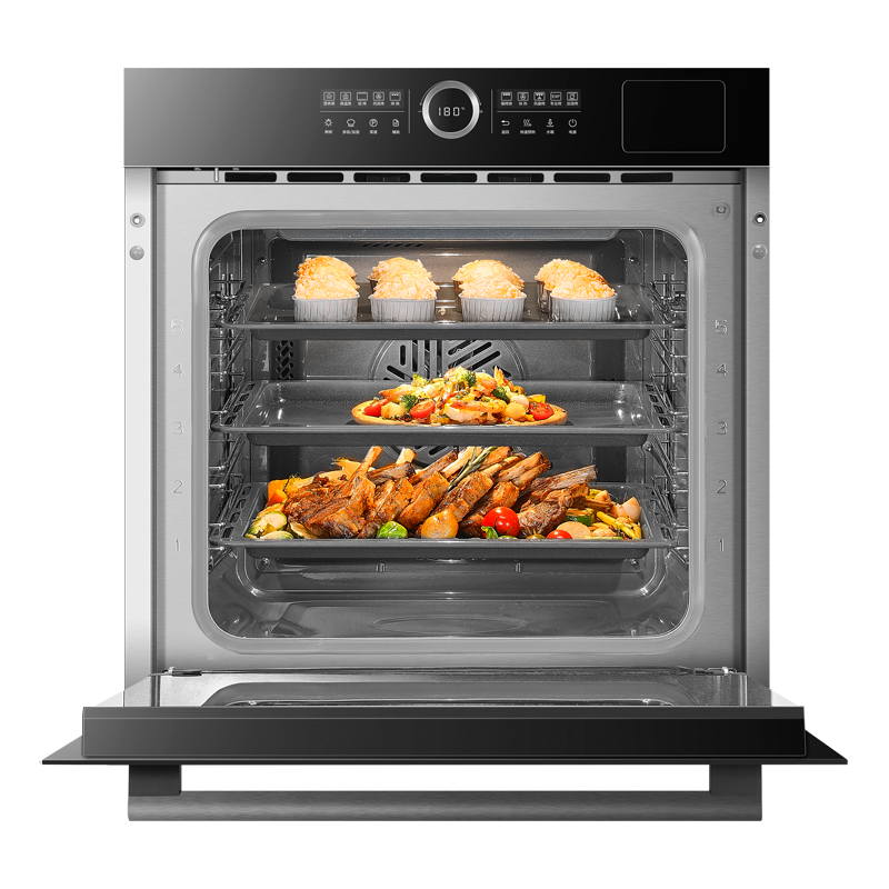 预售:robam 老板 cq982a 嵌入式蒸烤箱一体机 65l