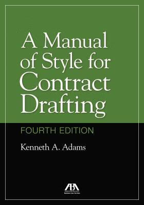 预订a manual of style for contract drafting