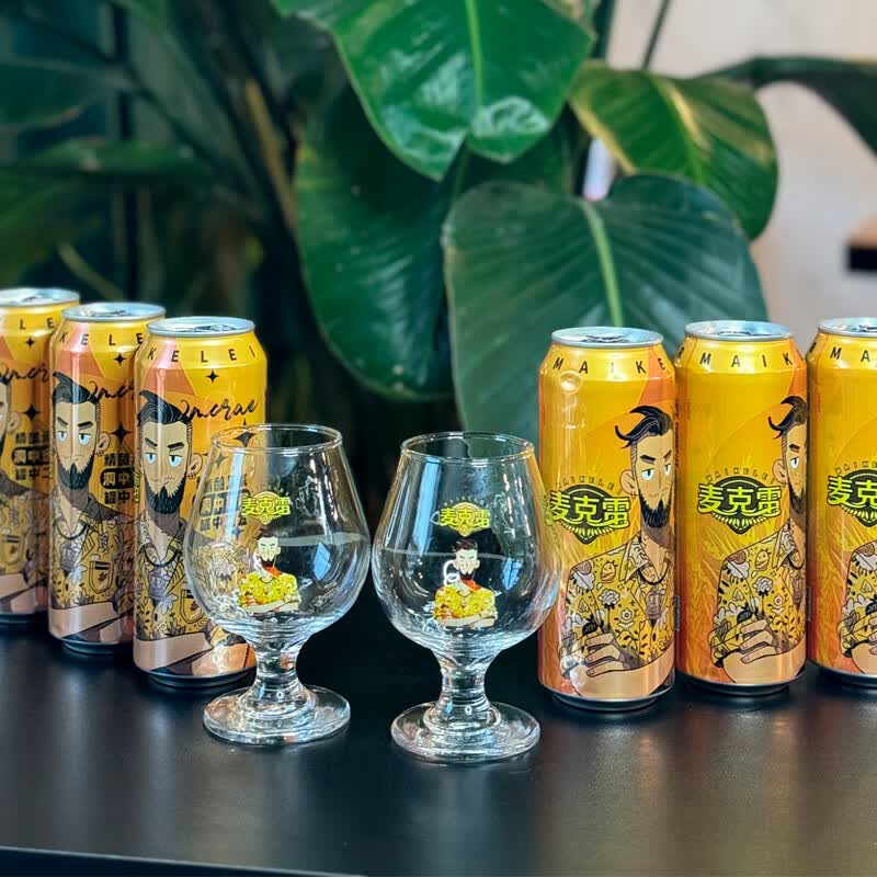 麦克雷【酒厂顺丰直发】麦克雷烈性IPA啤酒四倍浑浊精酿9瓶整箱全家福 【6烈性+2品牌杯】IPA啤酒 12°度