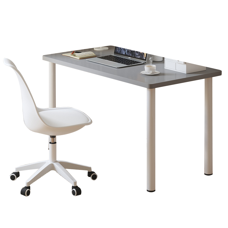 幻狐台式电脑桌现代简约家用书桌学生学习桌卧室女生化妆桌简易写字桌子 【加厚台面丨加粗桌腿】欧文莱灰120*60CM