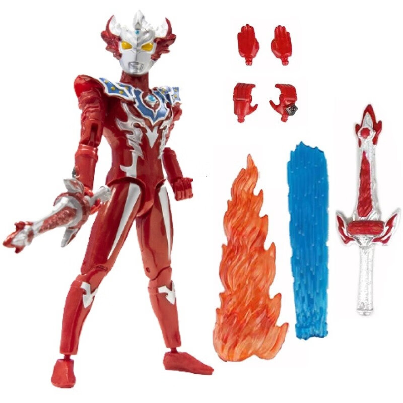 斯特利姆形态act泰嘉奥特曼手办关节可动人偶玩具 泰迦三重型态带武器