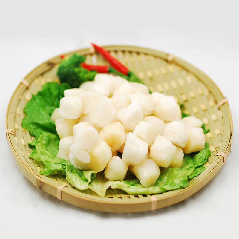 鲜货速冻 新鲜扇贝柱 冷冻元贝柱瑶柱扇贝扇贝丁海鲜 冷冻 3斤真空