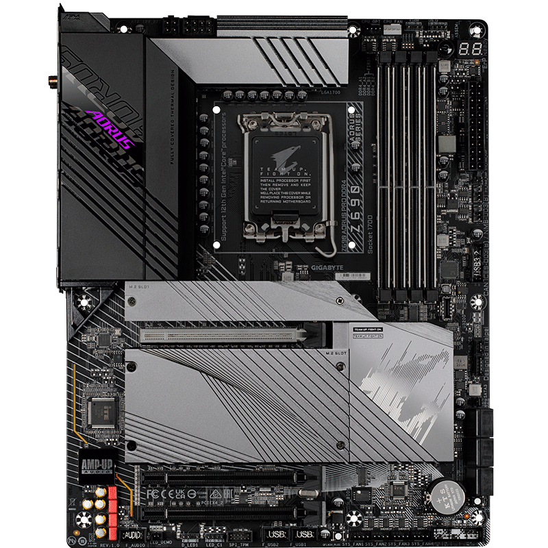 技嘉 小雕PRO Z690 AORUS PRO DDR4主板 支持 DDR4内存/ CPU 12900K/12700K（Intel Z690/LGA 1700）