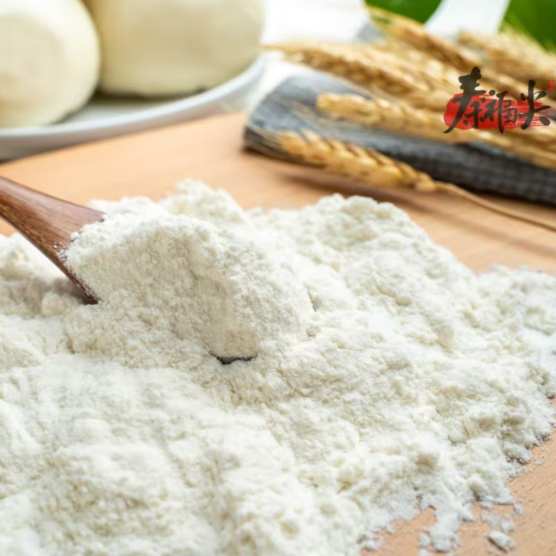 秦福尖自磨面粉农家红小麦含麦芽麦芯面粉 自磨面粉5斤【气泡袋装发货】