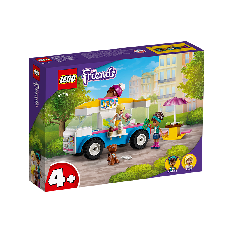 查询乐高(LEGO)积木好朋友系列FRIENDS41715甜美冰淇淋车4岁+儿童玩具小颗粒女孩生日礼物100039255264历史价格