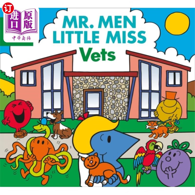海外直订mr men little miss vets 男先生,小兽医小姐