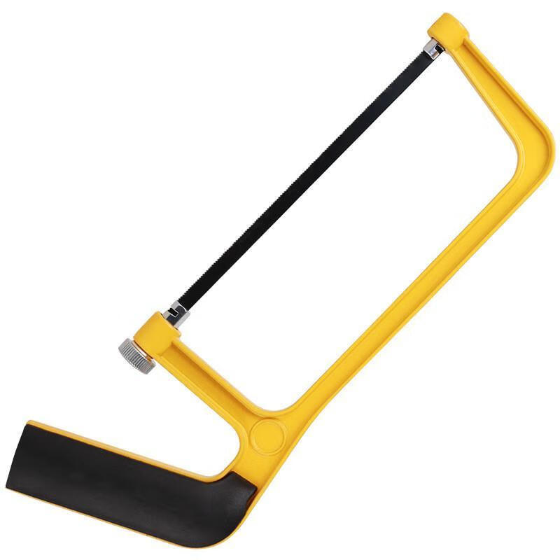迷你锯小锯子手工锯小型diy钢剧木工锯钢锯手锯锯弓锯刀家用工具 黄色