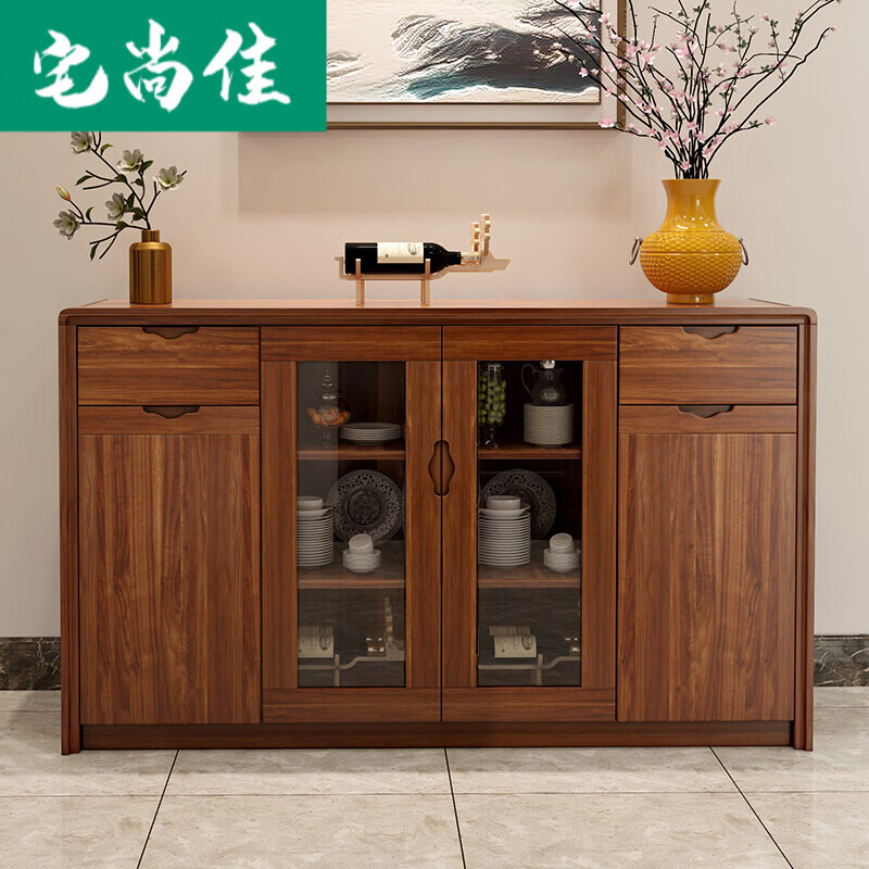 轻奢茶水柜 酒店会所包厢备餐柜 办公室餐边柜 中式餐边柜现代简约