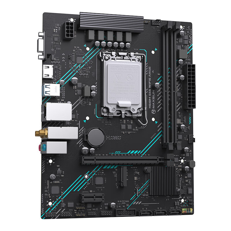 铭瑄 MS- H610M 666 WiFi6 ARGB 电脑 图 5