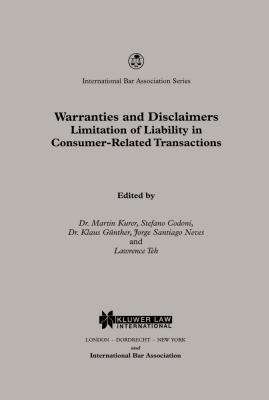 预订 Warranties and Disclaimers Limitation of Liabil