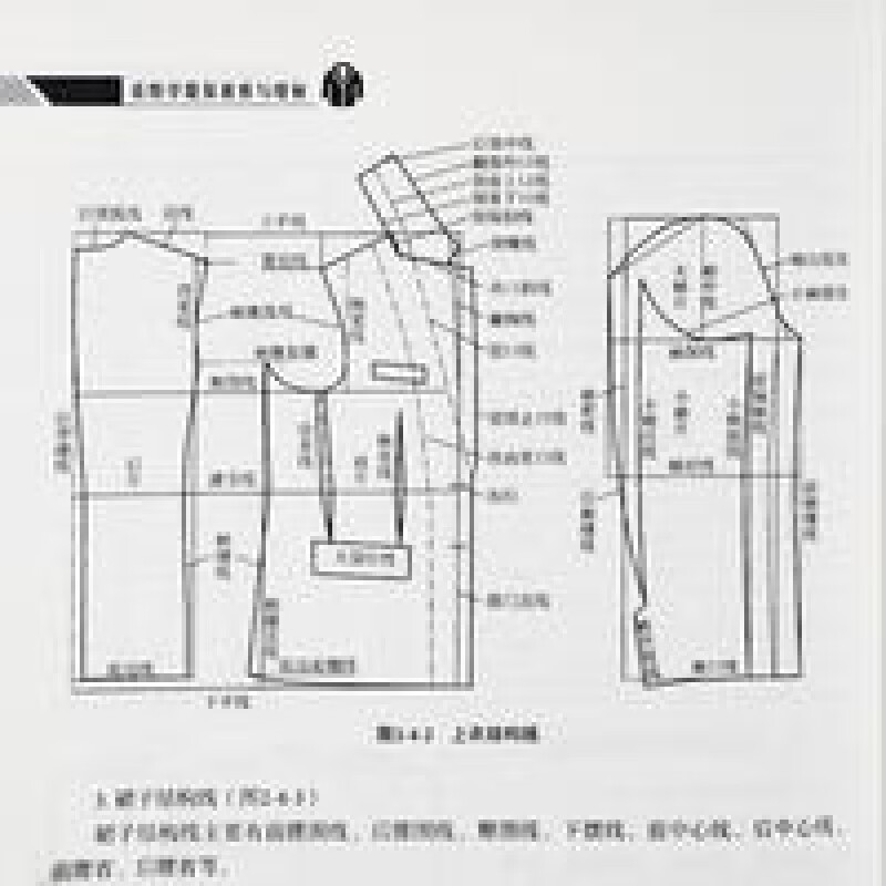 看图学服装裁剪书与缝制服装设计书籍入门自学零基础 男女服装书0