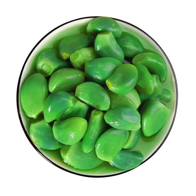 腊八蒜绿蒜腌制泡蒜糖醋绿蒜醋泡大蒜下饭菜休闲食品素食零食 250克×2袋