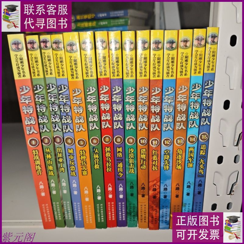 少年特战队第四季1-16【16本合售】 河北少年儿童出版社二手书