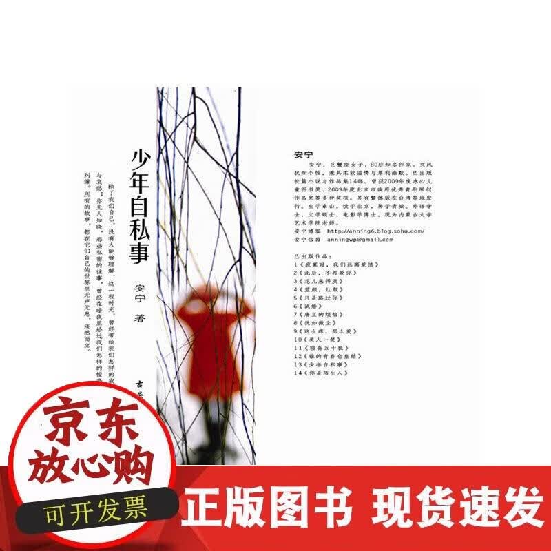 【正版现货】《少年自私事》