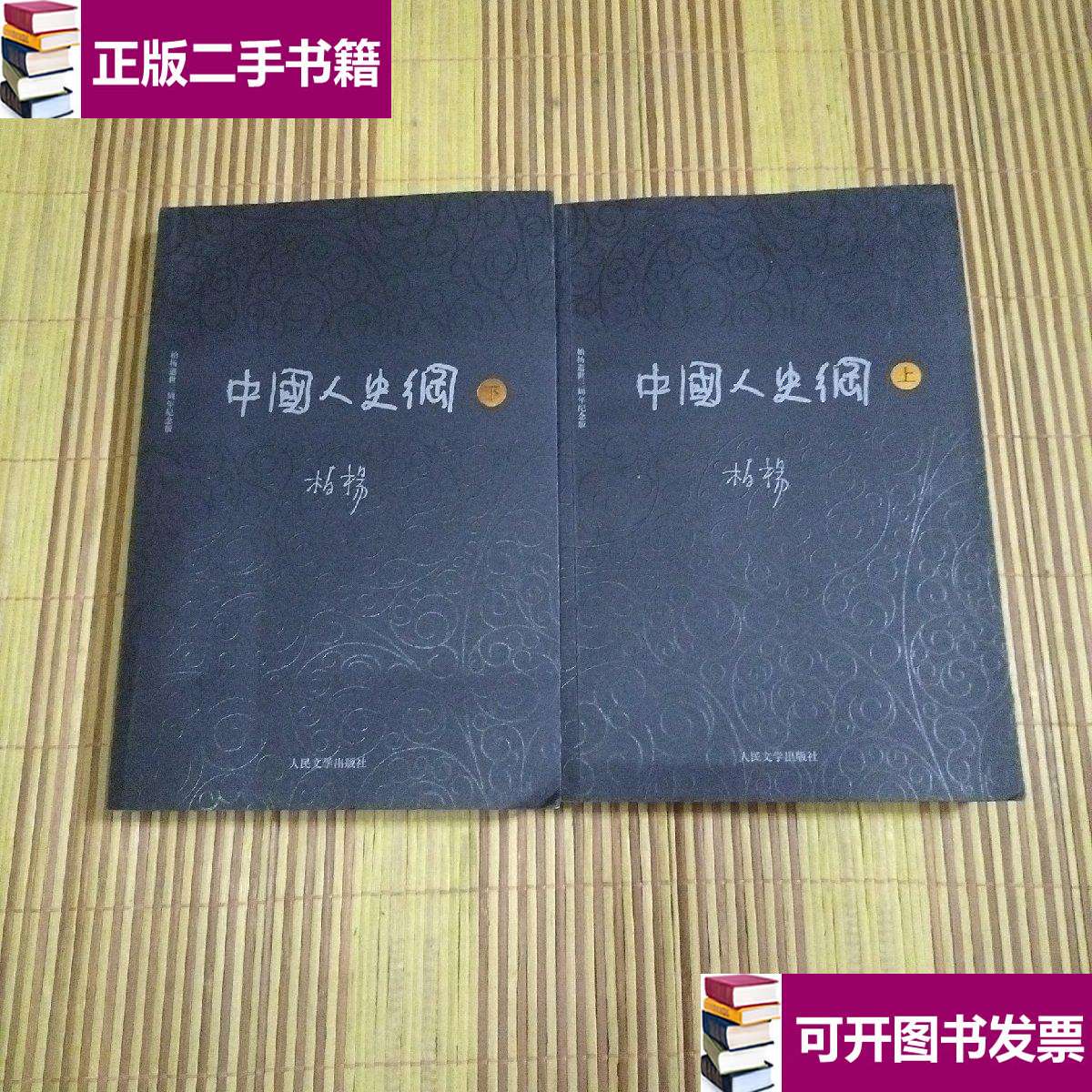 【二手9成新】中国人史纲(上下) /柏杨 人民文学